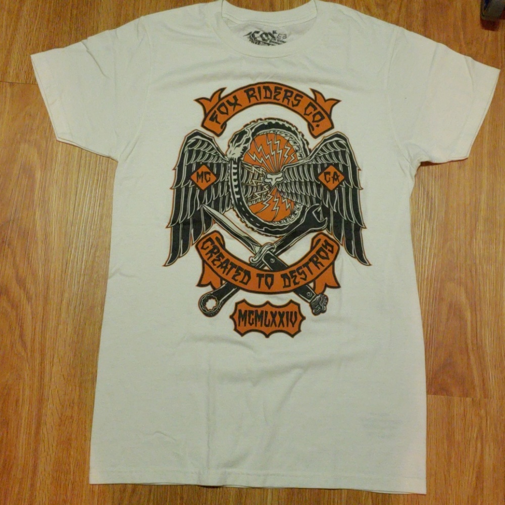 Fox racing gearhead premium graphic tee small
